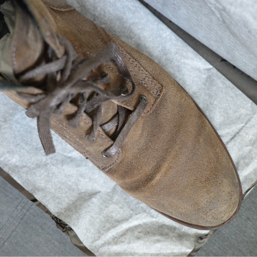 Thursday Boot Company Brown Leather Boots Ankle-High Design - Picture 4 of 11